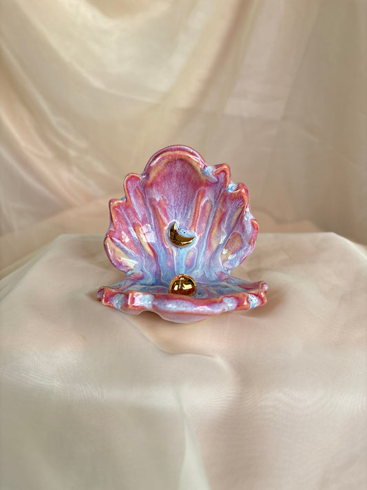 Pearl Trinket Holder Clam