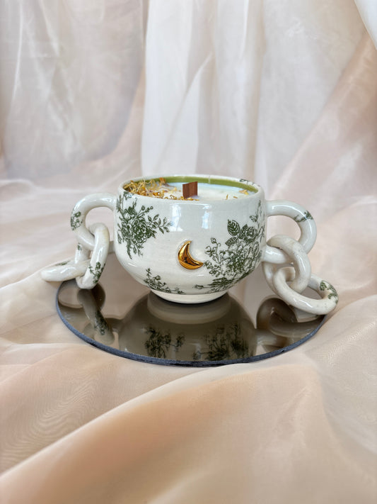 Lemongrass & Green Tea Candle (2)